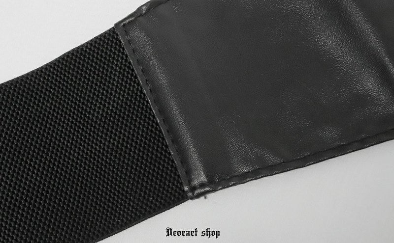 Deorart,ウエストマーク,ベルト,コルセット風ベルト,かっこいい,太ベルト,ユニセックス,レディース,メンズ,和装コーデ,編み上げ,レースアップ,