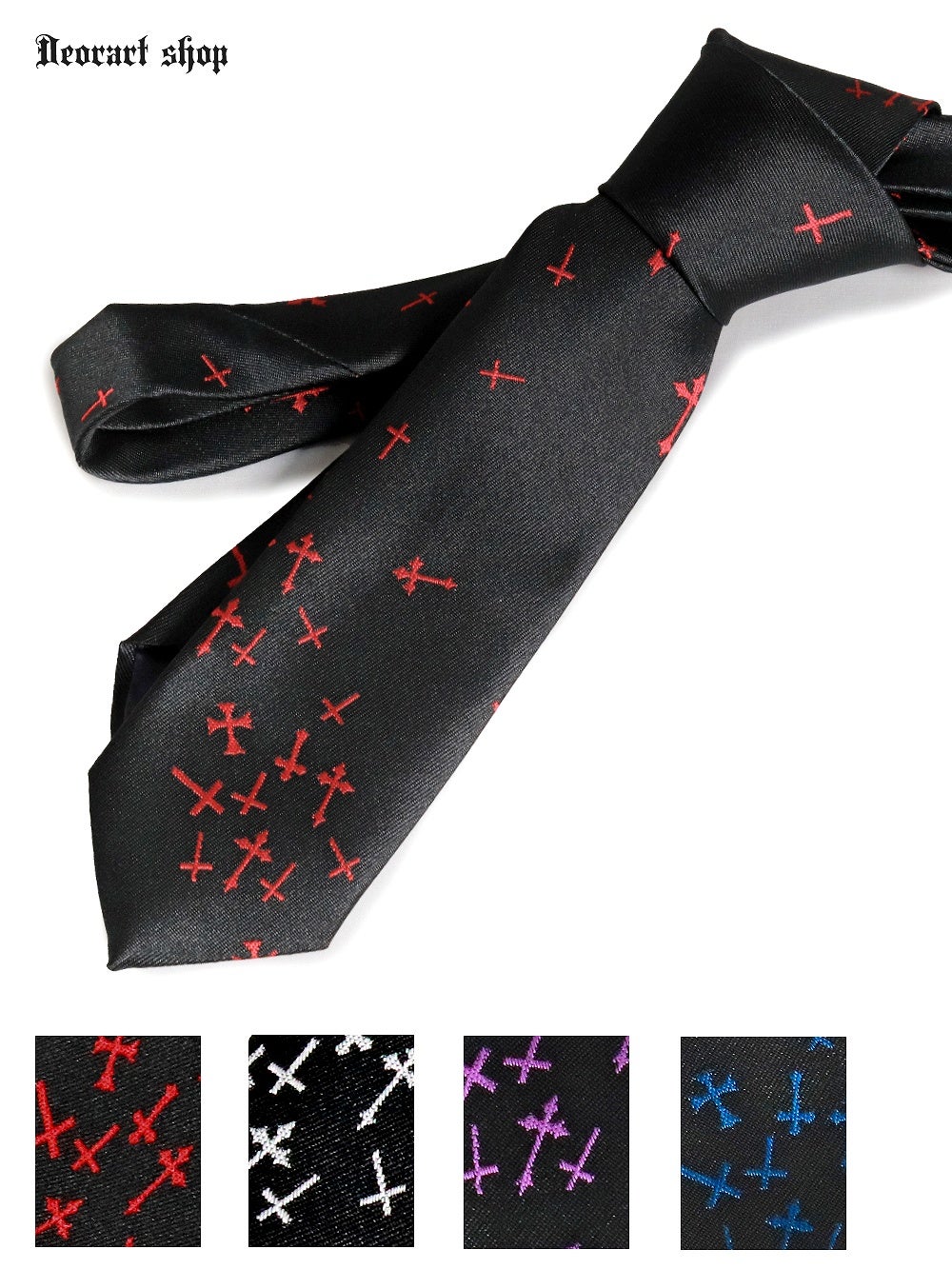Deorart,ディオラート,V系,男装,ギャルソン,ホスト,ネクタイ,十字架柄,クロス,モノトーン,パーティ,ドレス,カッコイイ,メンズ,モード,大人,ファッション,メンズ