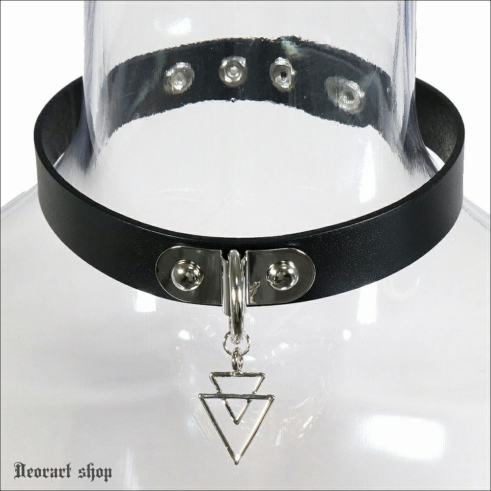 BY2134 トライアングル チョーカー 首輪/ゴシック/パンク | Deorart shop