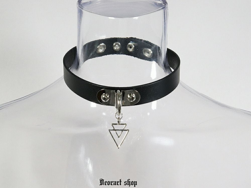 BY2134 トライアングル チョーカー 首輪/ゴシック/パンク | Deorart shop