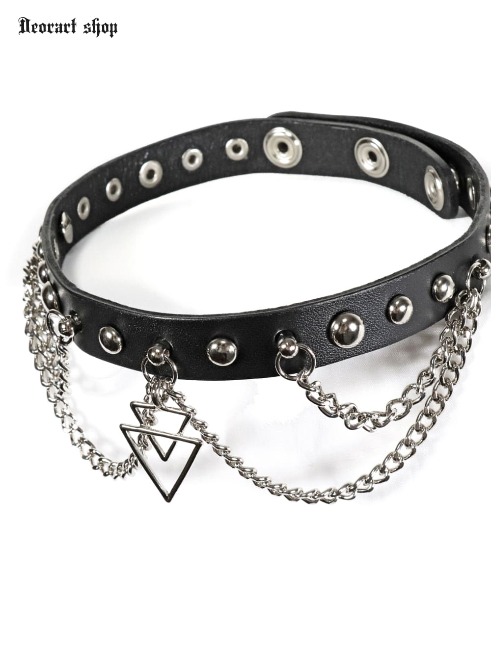 三角,トライアングル,Deorart,ディオラート,V系,男装,ギャルソン,ホスト,チョーカー,パーティ,ネックレス,カッコイイ,メンズ,モード,大人,ファッション,メンズ