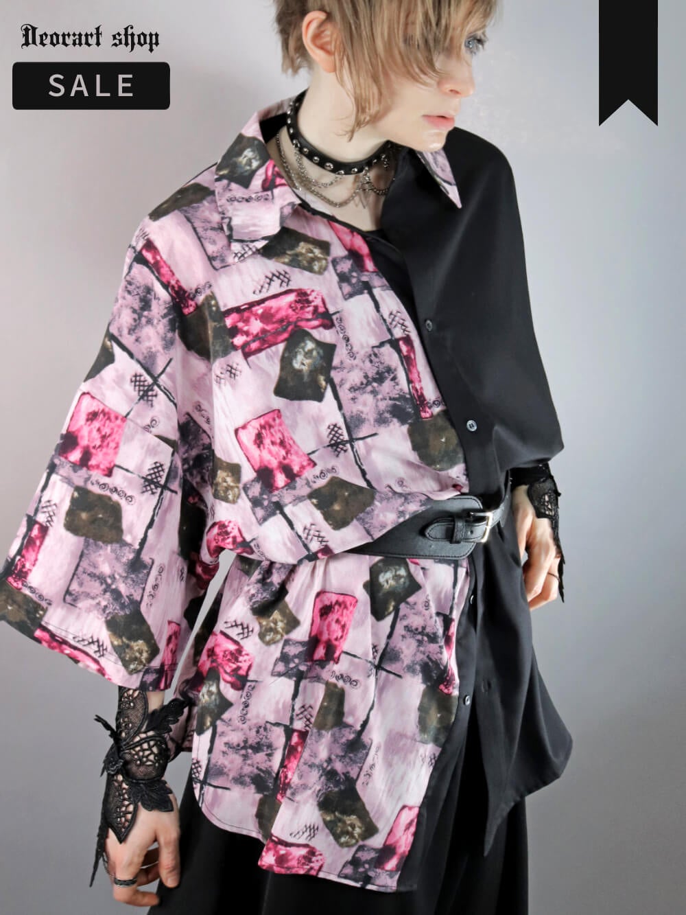 Deorart,ディオラート,モード,ゴスパン,パンクロック,総柄シャツ,ビッグサイズ,ワンピース,カッコイイ,ライブ,ハイブランド,ファッション,衣装,メンズ,レディス,通販