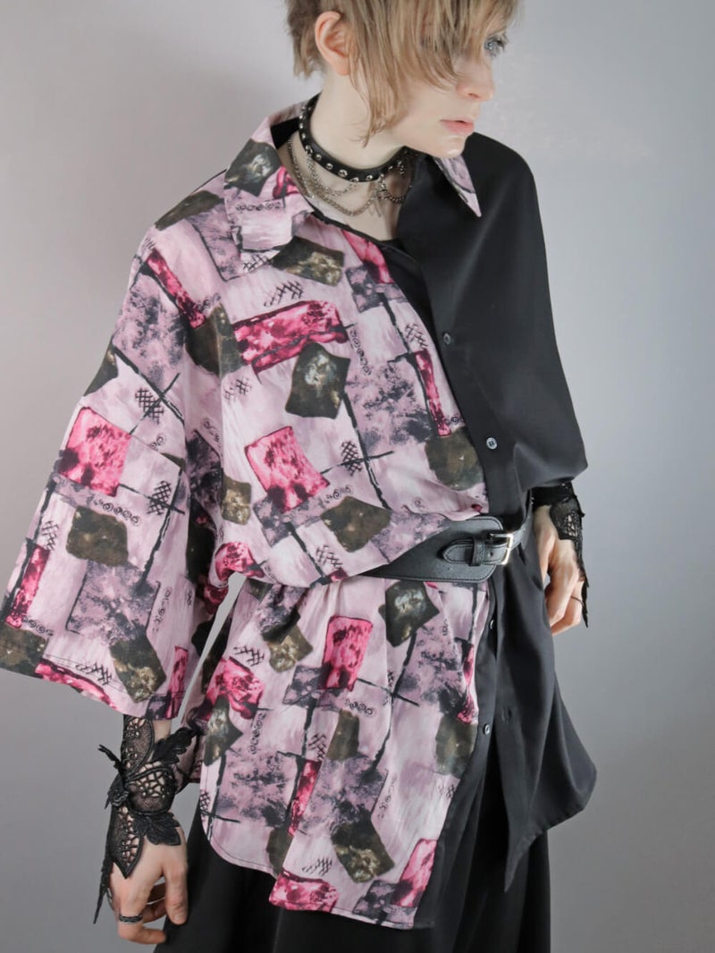 Deorart,ディオラート,モード,ゴスパン,パンクロック,総柄シャツ,ビッグサイズ,ワンピース,カッコイイ,ライブ,ハイブランド,ファッション,衣装,メンズ,レディス,通販