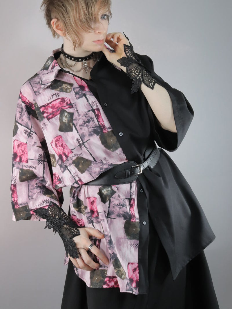 Deorart,ディオラート,モード,ゴスパン,パンクロック,総柄シャツ,ビッグサイズ,ワンピース,カッコイイ,ライブ,ハイブランド,ファッション,衣装,メンズ,レディス,通販