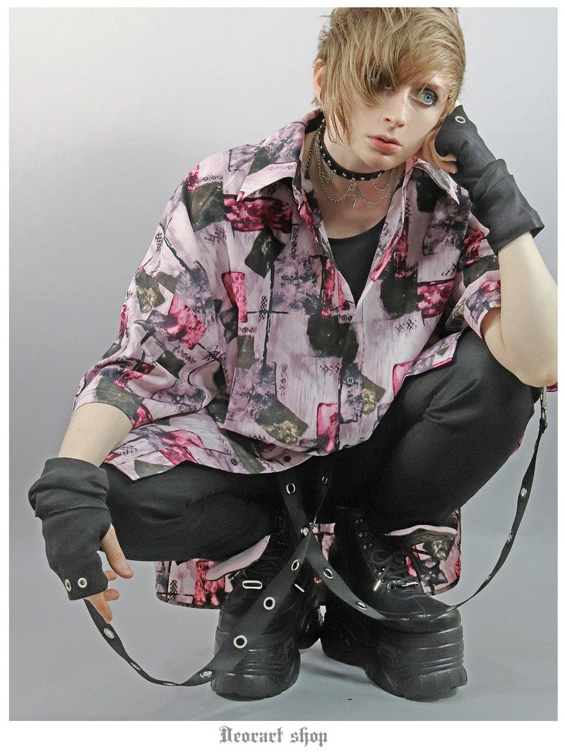 Deorart,ディオラート,モード,ゴスパン,パンクロック,総柄シャツ,ビッグサイズ,ワンピース,カッコイイ,ライブ,ハイブランド,ファッション,衣装,メンズ,レディス,通販
