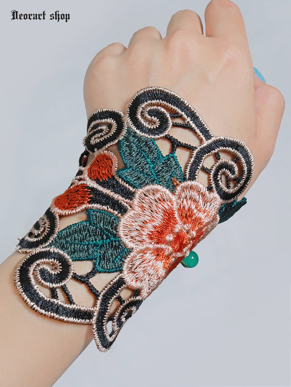 Deorart,ディオラート,中華,チャイナ,アームカバー,手袋,アームウォーマー