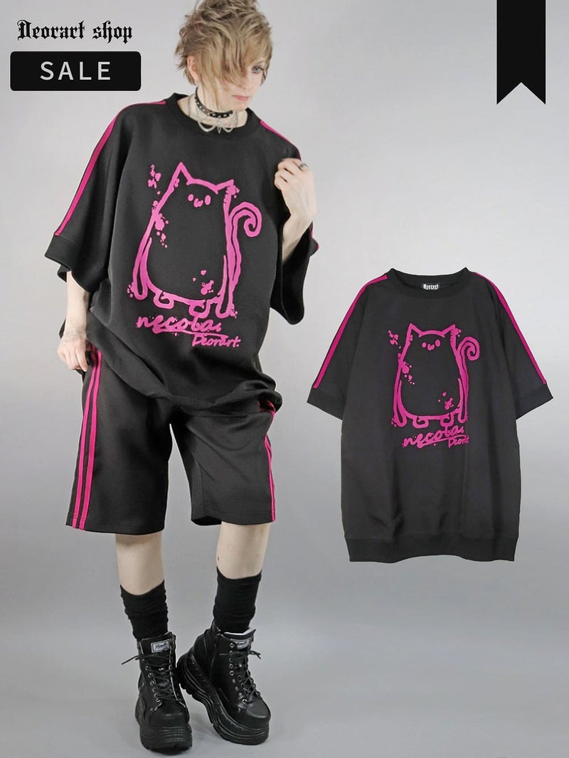 Deorart,ディオラート,原宿,地雷系,ジラサブ,ジャージ,オーバーサイズシャツ,可愛い,病み,ネコ,猫,キャラクター,ビッグT,V系,バンギャ,20代,30代,40代,ホスト,衣装,メンズ,レディス