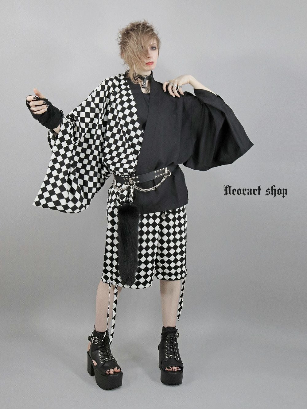 Deorart,ディオラート,原宿,地雷系,ジラサブ,セットアップ,和装,浴衣,甚平, カッコイイ,ハイブランド,V系,バンギャ,30代,40代,ホスト,衣装,メンズ,レディス