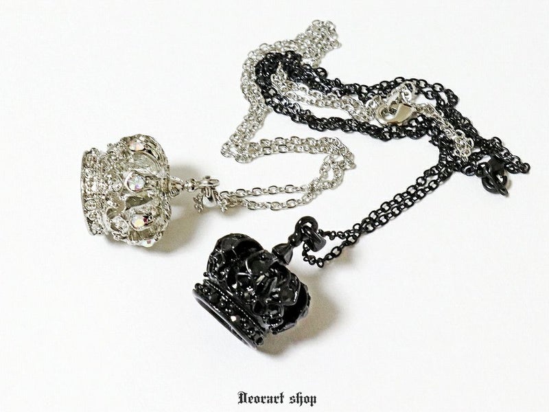 Deorart,ネックレス,王冠モチーフ,クラウンモチーフ,ペンダント,かっこいい,パンク,ロック,バンド,ユニセックス,ファッション,ダーク,パンクロック,ｖ系,ゴシック,