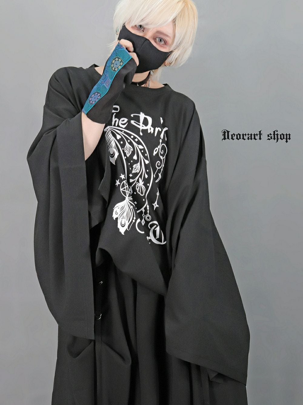 DRT2797 オーバーサイズ・ワイド袖 プリントカットソー [ moonlit