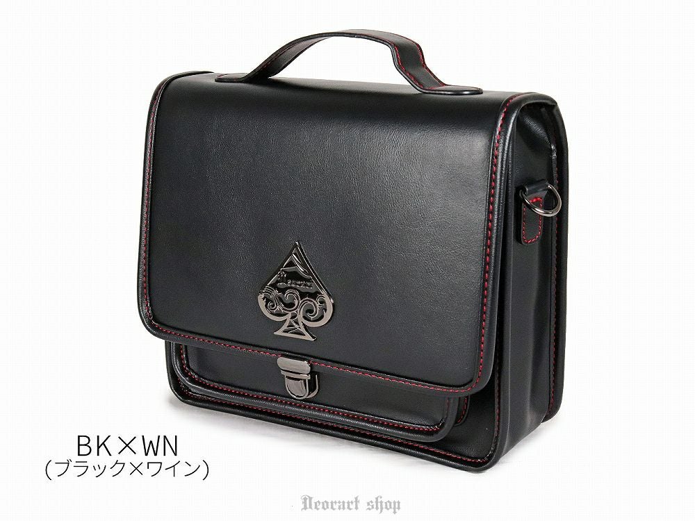 BG006 [2way] サッチェルバッグ [スペード・Spade・Goth bag