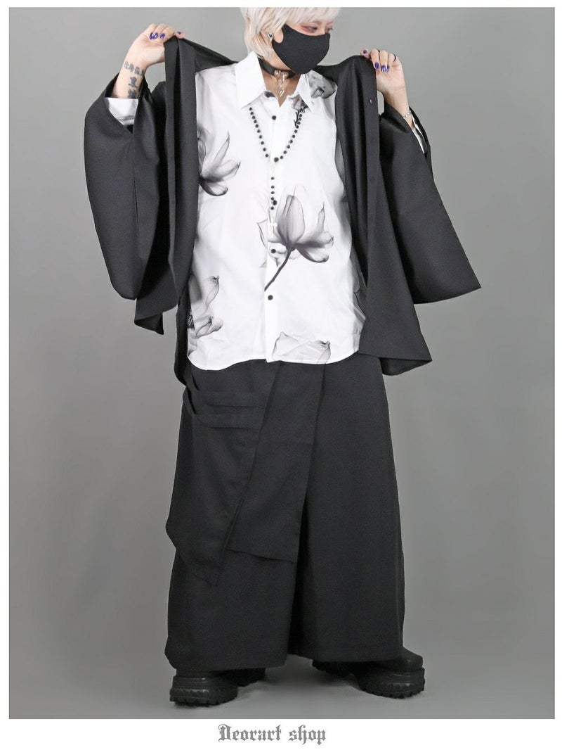 Deorart,ディオラート,V系シャツ,柄シャツ,花柄,薔薇,ゴシック,バンド,ホスト,男装,衣装,オーバーサイズ