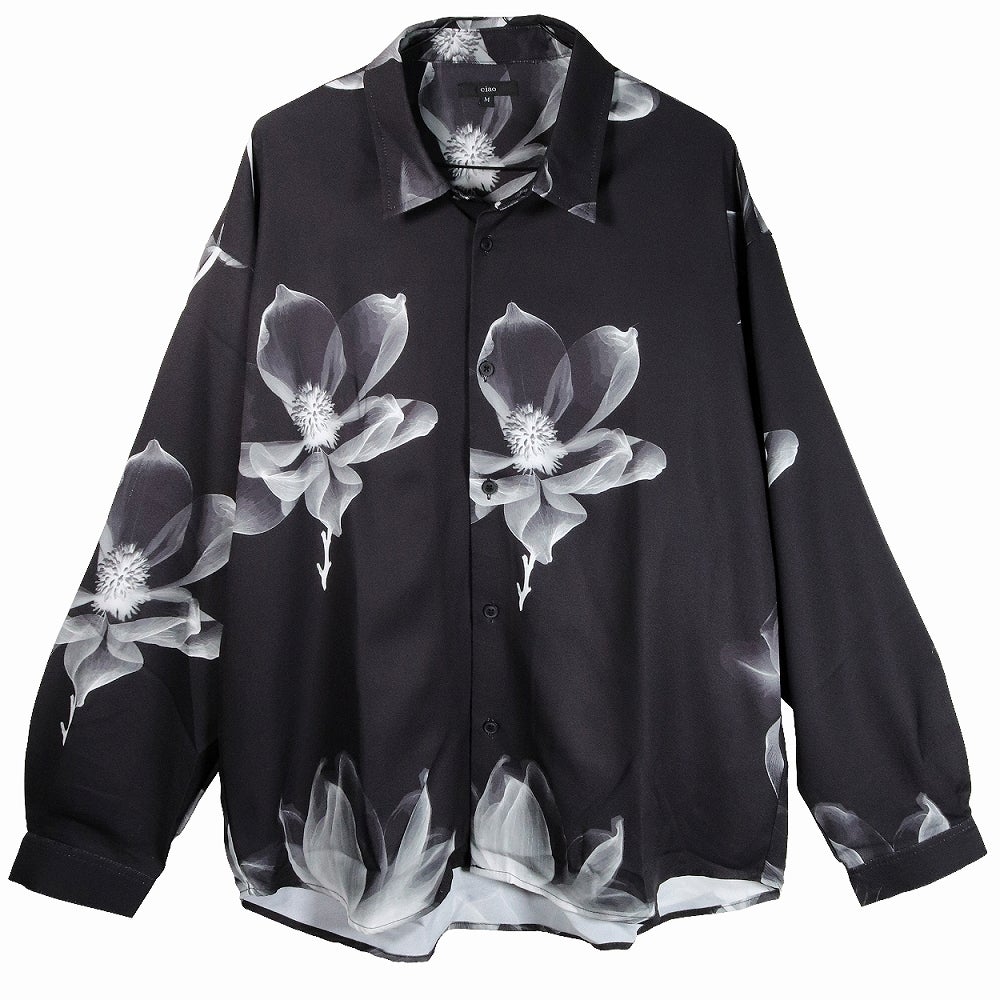 Deorart,ディオラート,V系シャツ,柄シャツ,花柄,薔薇,ゴシック,バンド,ホスト,男装,衣装,オーバーサイズ