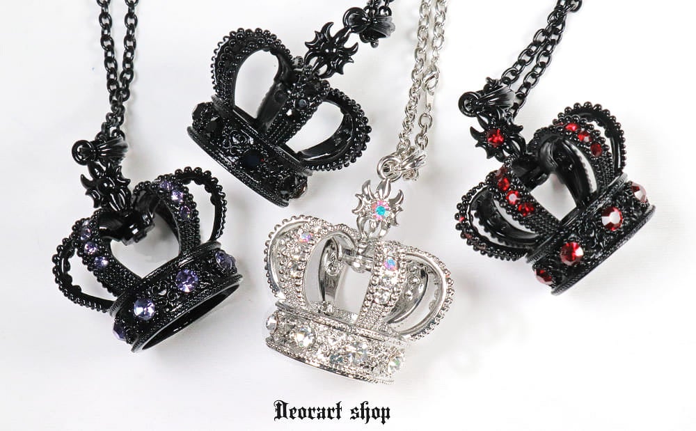 Deorart,ディオラート,王冠,クラウン,オーブ,大きい,ビッグ,ネックレス,大きい