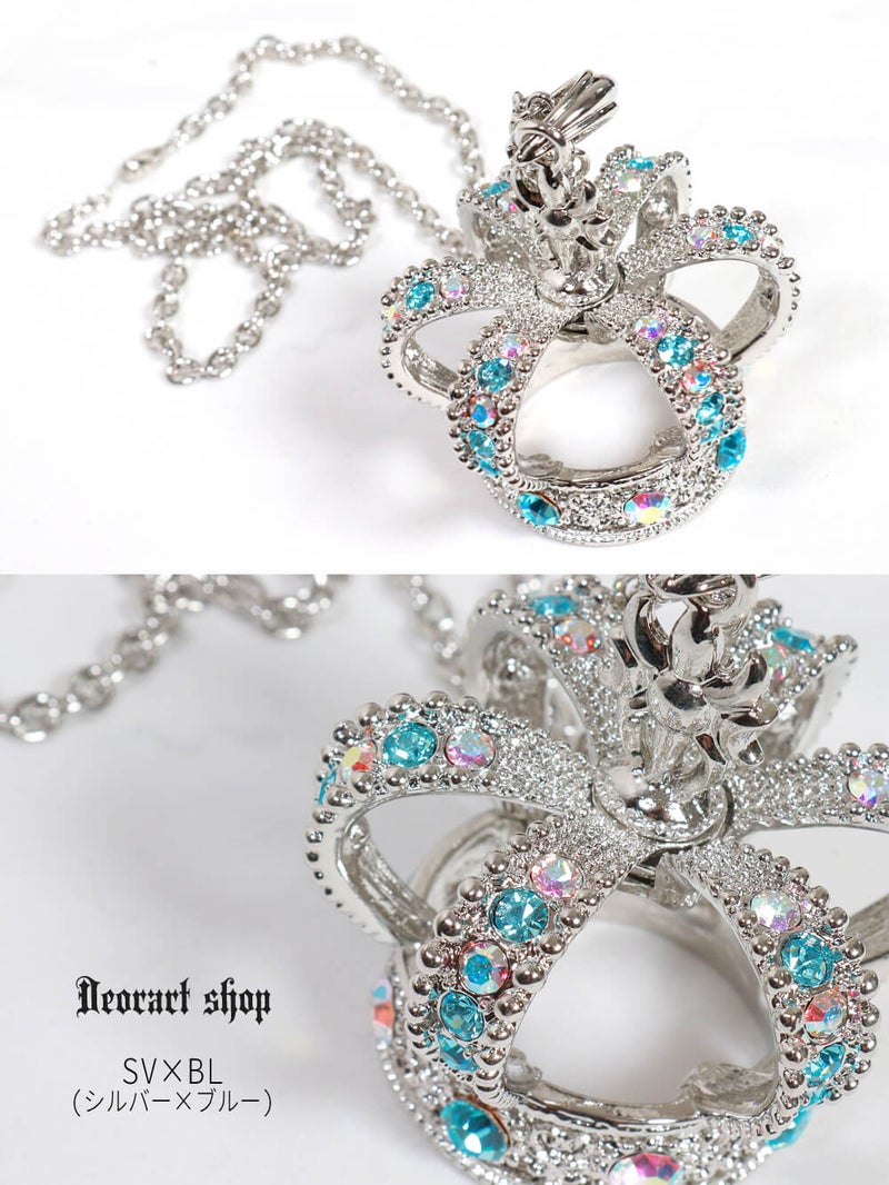 Deorart,ディオラート,王冠,クラウン,オーブ,大きい,ビッグ,ネックレス,大きい