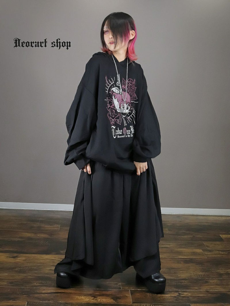 Deorart,ディオラート,地雷系,猫耳パーカー,ネコミミパーカー,ケモ耳,フード,V系,emo,punk,rock,原宿 ,ゴシック,モード,メンズ,レディス,ブランド,衣装,通販