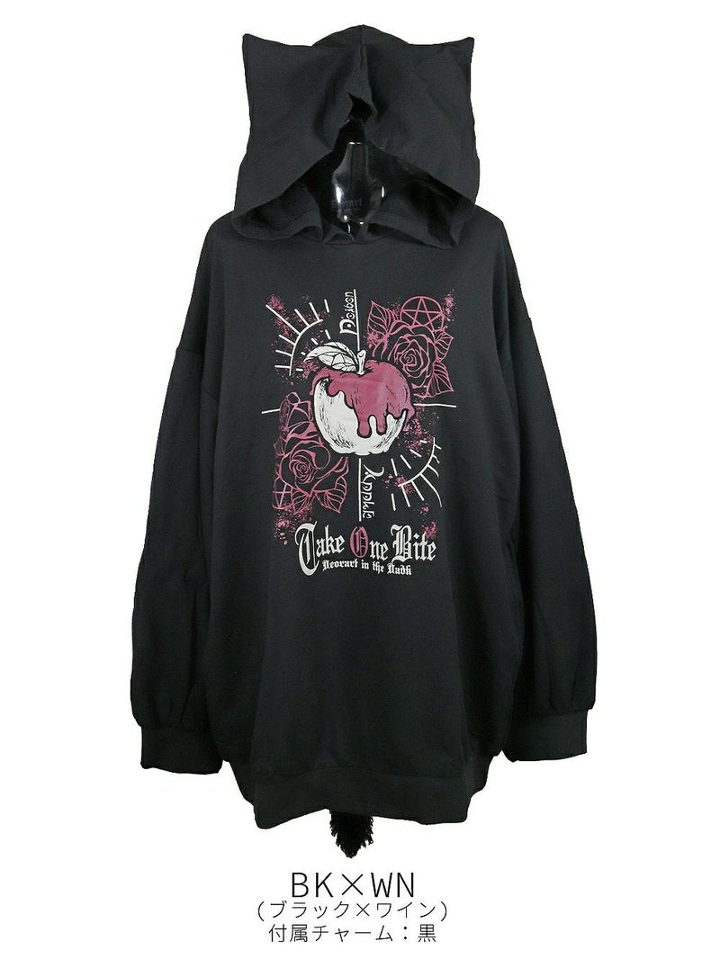 Deorart,ディオラート,地雷系,猫耳パーカー,ネコミミパーカー,ケモ耳,フード,V系,emo,punk,rock,原宿 ,ゴシック,モード,メンズ,レディス,ブランド,衣装,通販