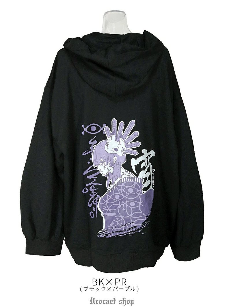 Deorart,ディオラート,地雷系,和風,狐,女の子柄,ホラー,サブカル,プリント,パーカー,カッコイイ,V系,emo,punk,rock,原宿 ,ゴシック,モード,メンズ,レディス,ブランド,衣装,通販