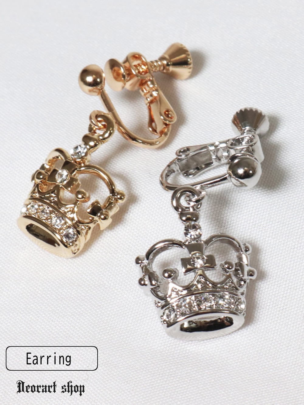 Deorart,ディオラート,通販,アクセサリー,イヤリング,ノンホール,王冠,クラウン,プリンス,コスプレ衣装,王子,かわいい,中性界隈,サブカル男子,サブカル女子,サブジラ,病みかわいい