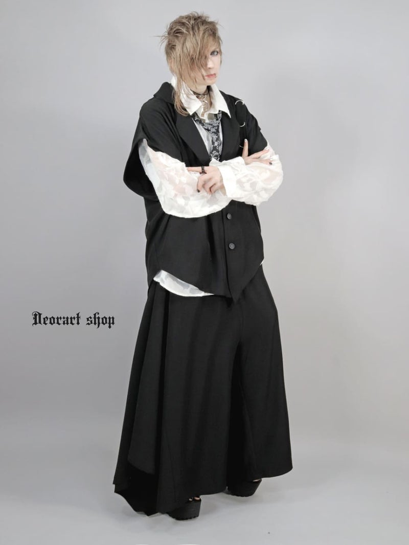 Deorart,ディオラート,V系,地雷系,ゴシック,ジレ,ベスト,セットアップ,V系,ヴィジュアル系,コーデ,ホスト,コンカフェ,ライブ,ファッション,ダンス衣装,メンズ,レディス,男装