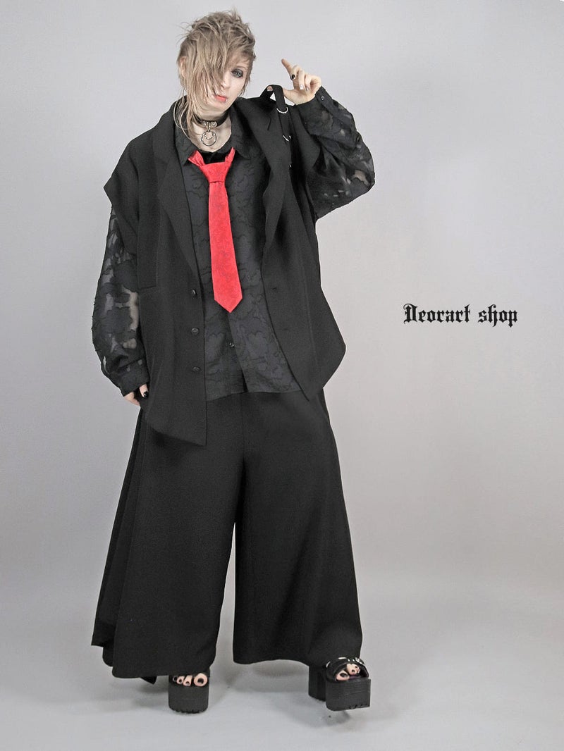 Deorart,ディオラート,V系,地雷系,ゴシック,ジレ,ベスト,セットアップ,V系,ヴィジュアル系,コーデ,ホスト,コンカフェ,ライブ,ファッション,ダンス衣装,メンズ,レディス,男装