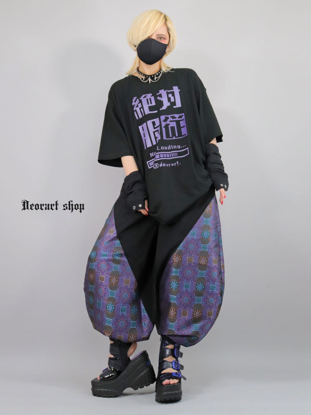 Deorart,ディオラート,V系,地雷系,中華柄,チャイニーズマフィア,中華マフィア,パンツ,バルーンパンツ,ボンタン,コーデ,ホスト,コンカフェ,ライブ,ファッション,ダンス衣装,メンズ,レディス,男装