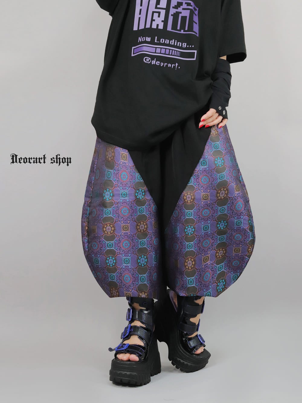 Deorart,ディオラート,V系,地雷系,中華柄,チャイニーズマフィア,中華マフィア,パンツ,バルーンパンツ,ボンタン,コーデ,ホスト,コンカフェ,ライブ,ファッション,ダンス衣装,メンズ,レディス,男装