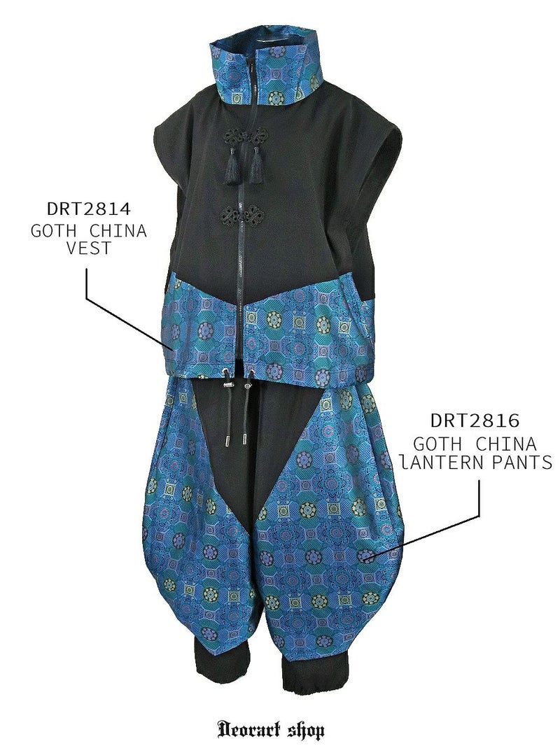 Deorart,ディオラート,V系,地雷系,中華柄,チャイニーズマフィア,中華マフィア,パンツ,バルーンパンツ,ボンタン,コーデ,ホスト,コンカフェ,ライブ,ファッション,ダンス衣装,メンズ,レディス,男装