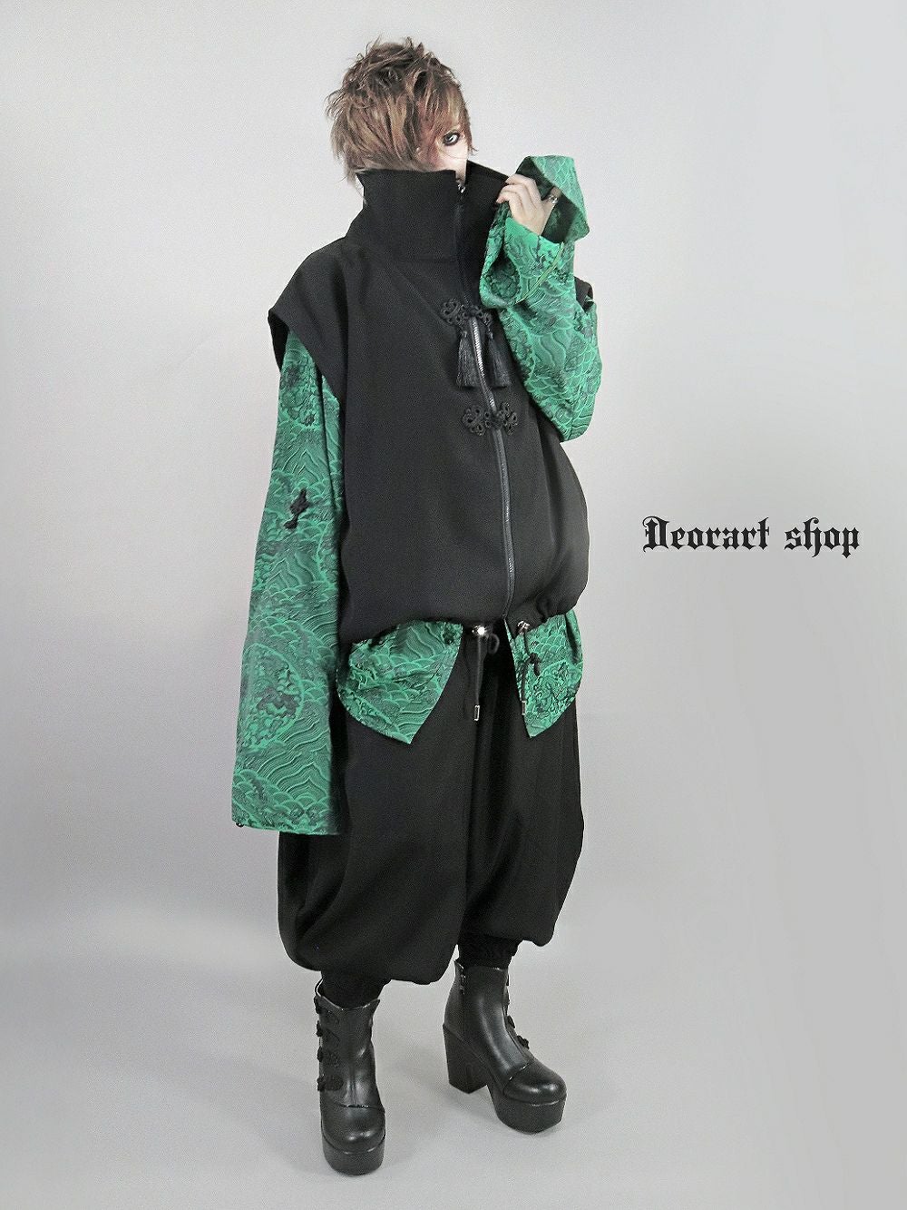Deorart,ディオラート,V系,地雷系,中華柄,チャイニーズマフィア,中華マフィア,パンツ,バルーンパンツ,ボンタン,コーデ,ホスト,コンカフェ,ライブ,ファッション,ダンス衣装,メンズ,レディス,男装