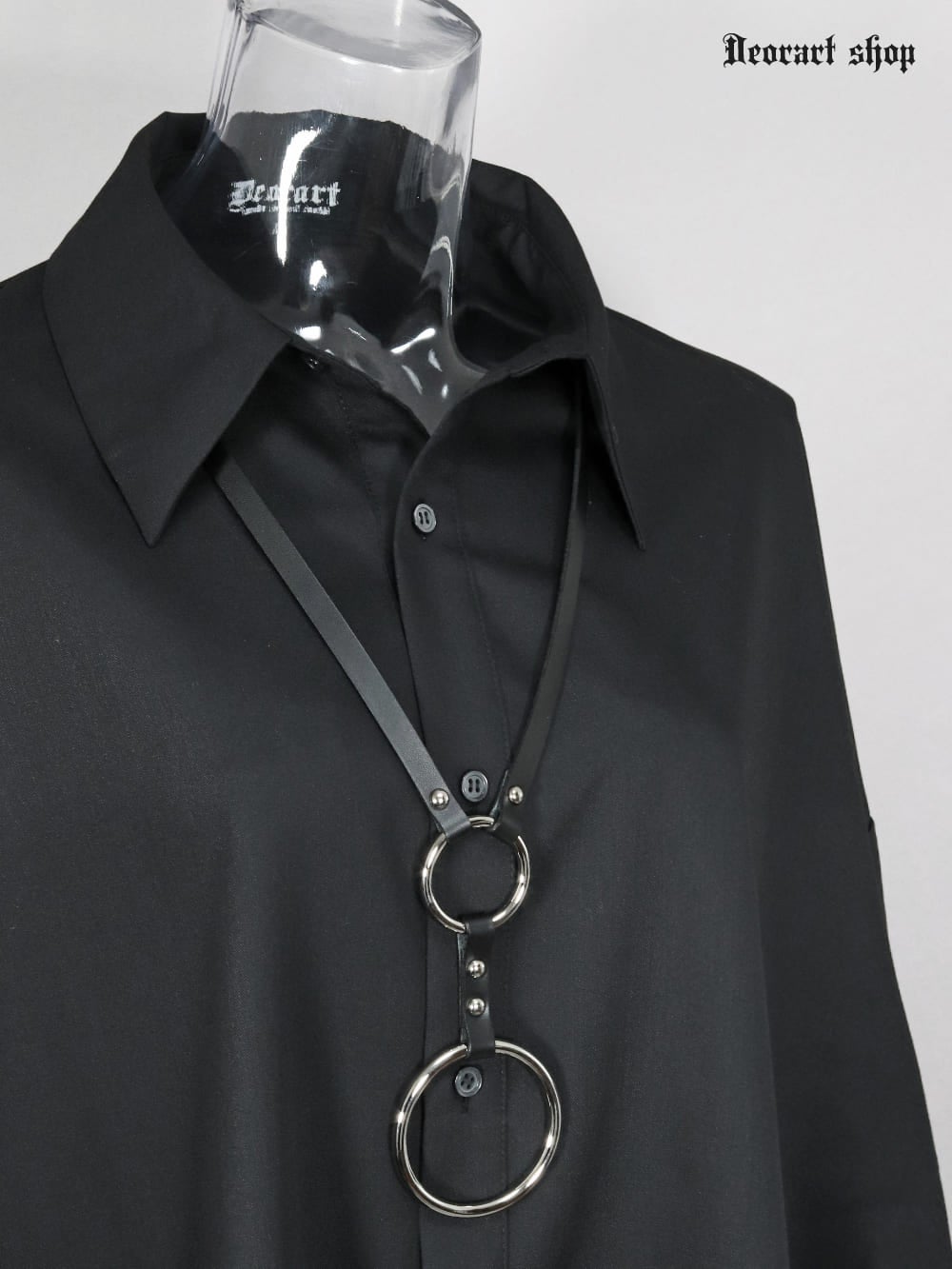 チョーカー,レザー,ロング,長い,ネックレスサングラス,ホルダー,リング,モード,サブカル,パンクロック,地雷系,メンズ