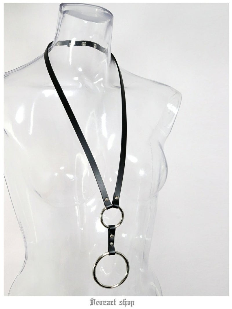 チョーカー,レザー,ロング,長い,ネックレスサングラス,ホルダー,リング,モード,サブカル,パンクロック,地雷系,メンズ