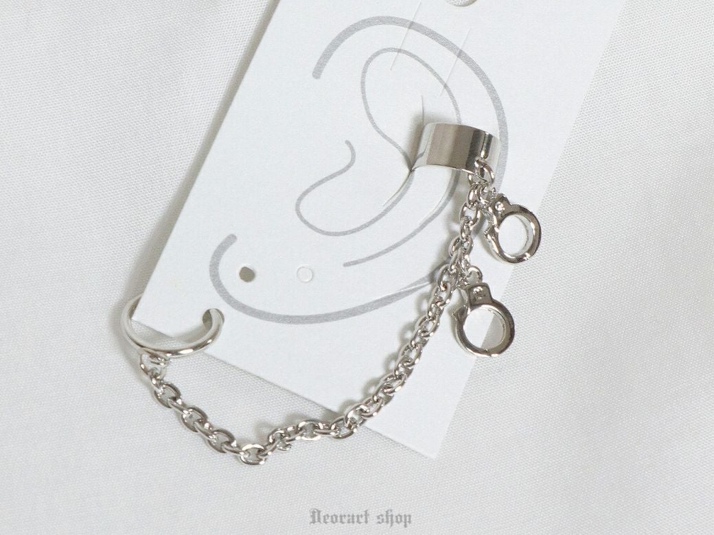 Deorart,ディオラート,通販,アパレル,アクセサリー,イヤーカフ,イヤカフ,イヤリング,ノンホール,かっこいい,手錠付き,チェーン付き,V系,ホスト,バンド,中性,サブカル系,地雷系,サブジラ,病みかわいい