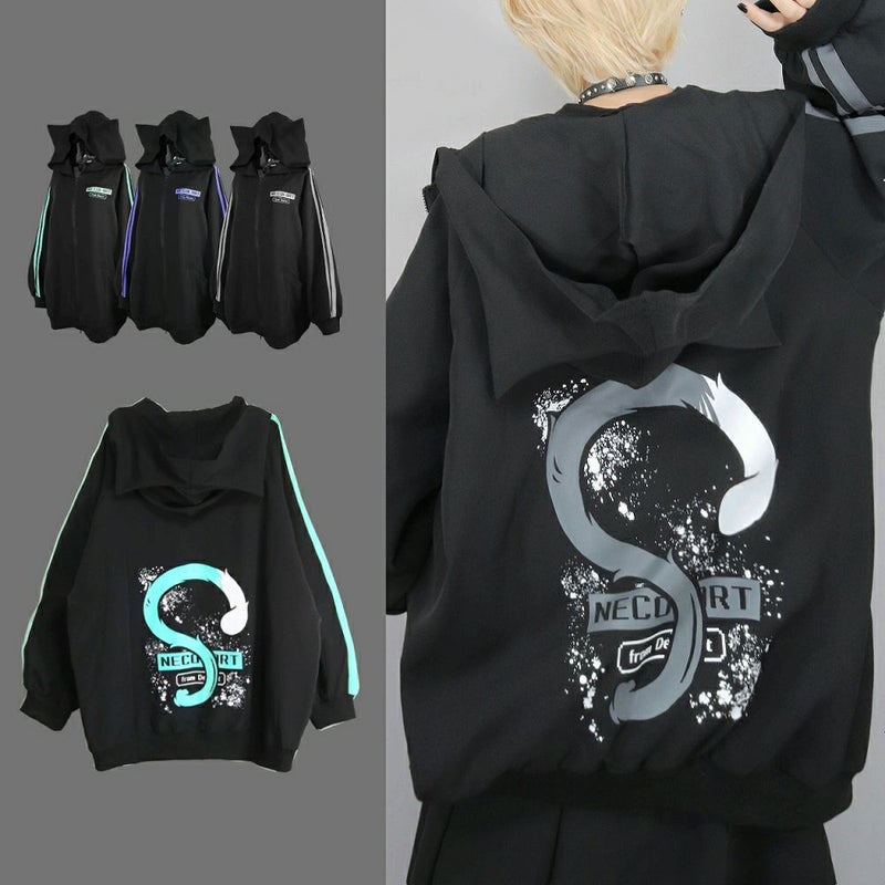 Deorart,ディオラート,地雷系,猫耳,ネコ,猫柄,サイバー,原宿系,ジャージ,V系,emo,punk,rock,harajyuku ,ゴシック,モード,ファッション,服,通販