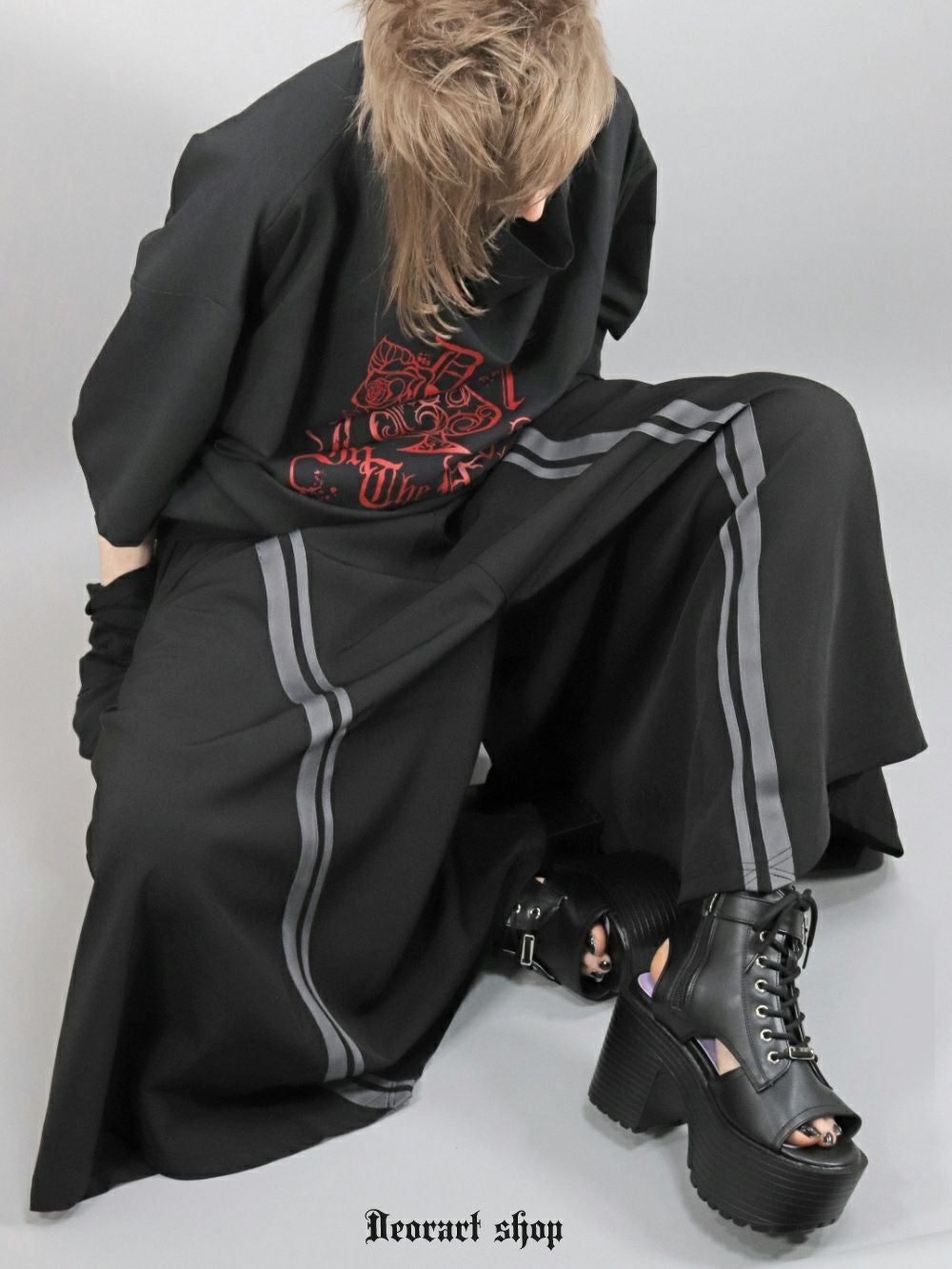 Deorart,ディオラート,地雷系,ジェンダーレス,ユニセックス,スカート,サイバー,原宿系,ジャージ,V系,goth china,,emo,punk,rock,harajyuku,ゴシック,モード,ファッション,服,通販