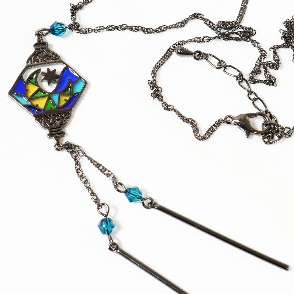 Deorart,ディオラート,ネックレス,ペンダント,ステンドグラス風,ランタンモチーフ,ゴシック,アジアン,和風,かわいい,サブカル系,通販