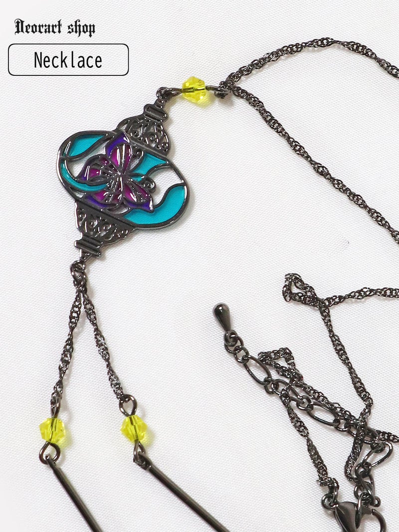 Deorart,ディオラート,アクセサリー,ゴシック,ステンドグラス風,ランタン,ランプ,アジアン,エスニック,和風,蝶々モチーフ,コスプレ衣装,バンド,V系,