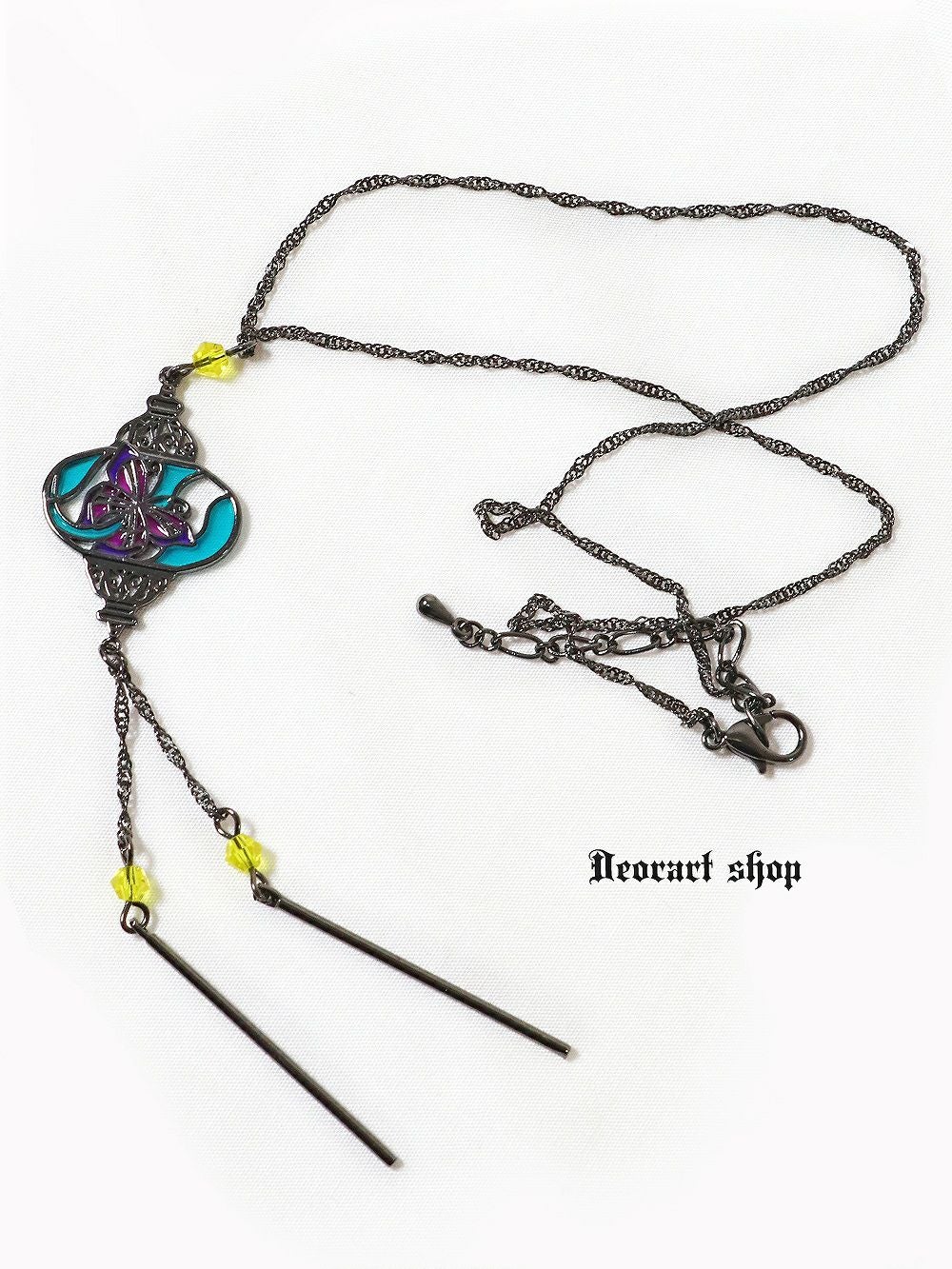 Deorart,ディオラート,アクセサリー,ゴシック,ステンドグラス風,ランタン,ランプ,アジアン,エスニック,和風,蝶々モチーフ,コスプレ衣装,バンド,V系,
