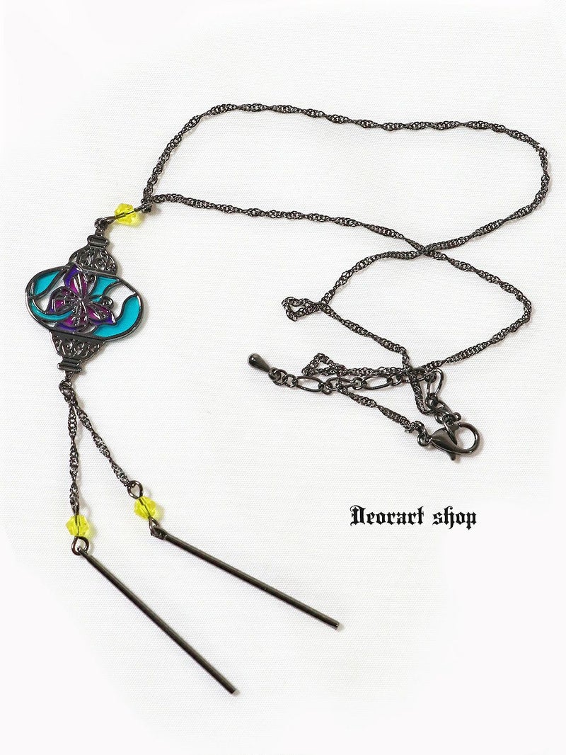 Deorart,ディオラート,アクセサリー,ゴシック,ステンドグラス風,ランタン,ランプ,アジアン,エスニック,和風,蝶々モチーフ,コスプレ衣装,バンド,V系,