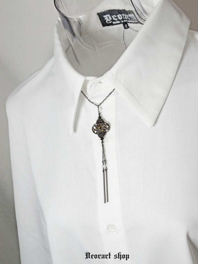 Deorart,ディオラート,ネックレス,アクセサリー,ステンドグラス風,ガラス素材,ランタンモチーフ,ゴシック,アジアン,和風,かわいい,きれい,サブカル系