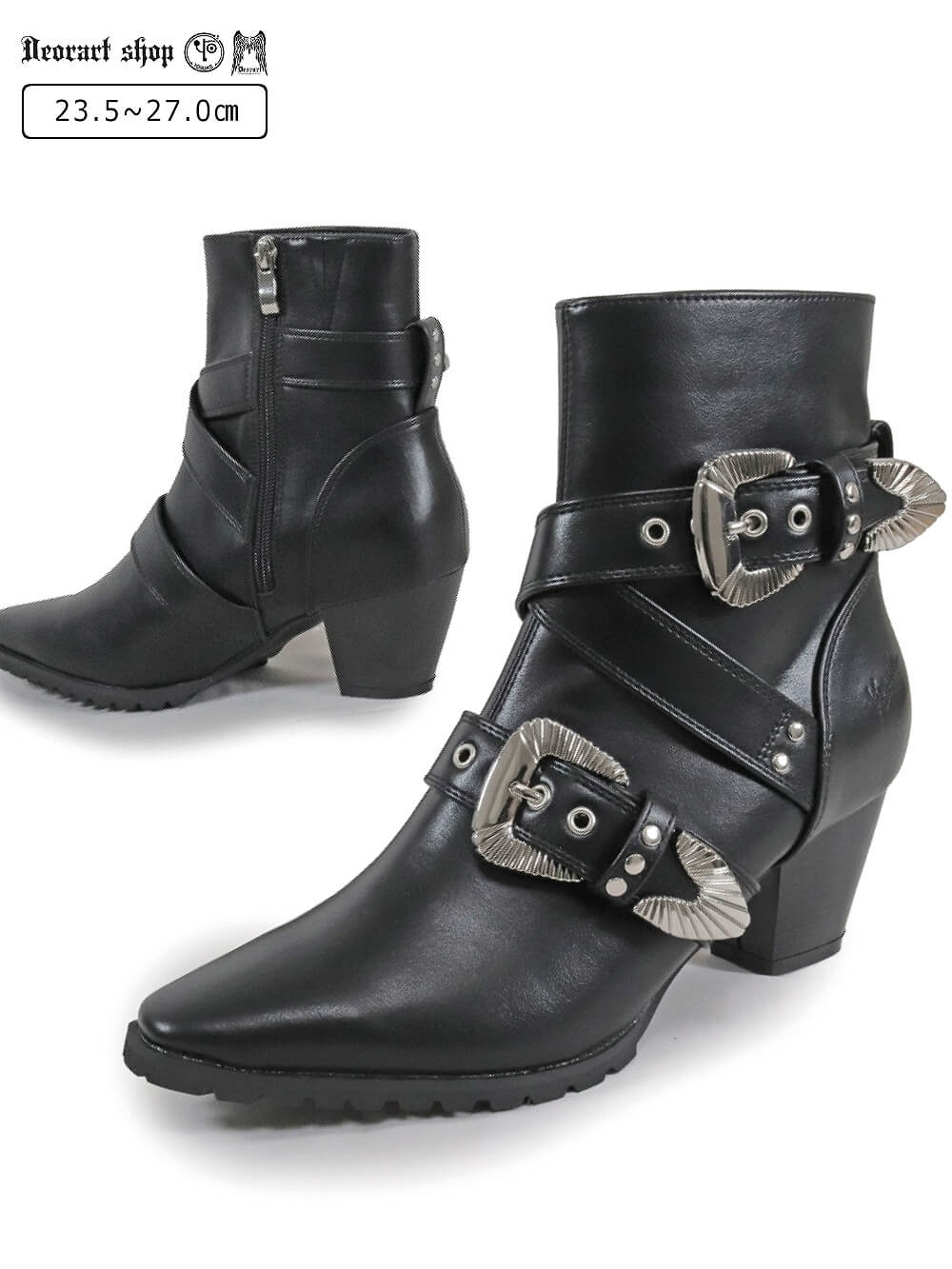 Deorart,ディオラート,ポイントトゥ,ヒールブーツ,かっこいい,V系,ホスト,バンド,歌舞伎町,レディース,メンズ