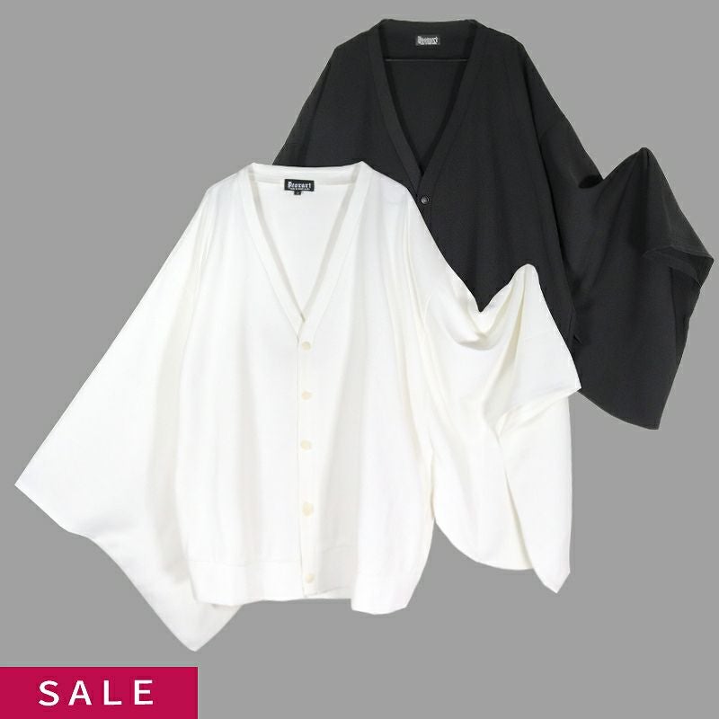 DRT2829 [KIMONO袖] オーバーサイズ・ Vカーディガン ( 着物袖・振袖