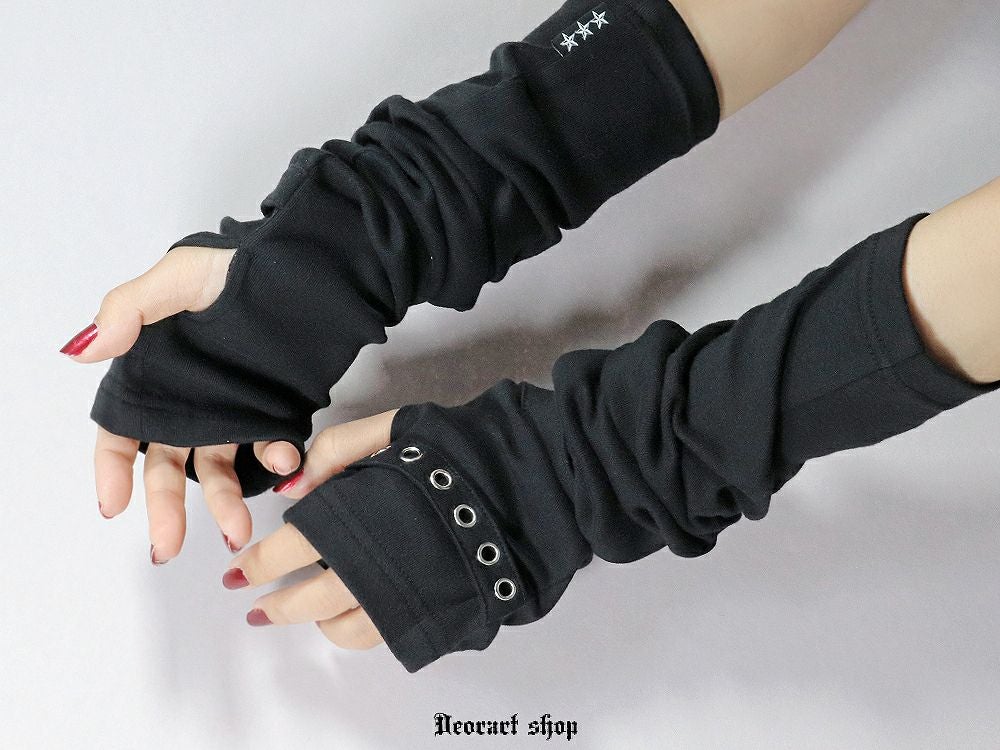 Deorart,ディオラート地雷系女子,地雷系男子,量産型ファッション,地雷系ファッション,V系ファッション,パンクファッション,バンド衣装,アームカバー,UV対策,通販,男女兼用,ユニセックス