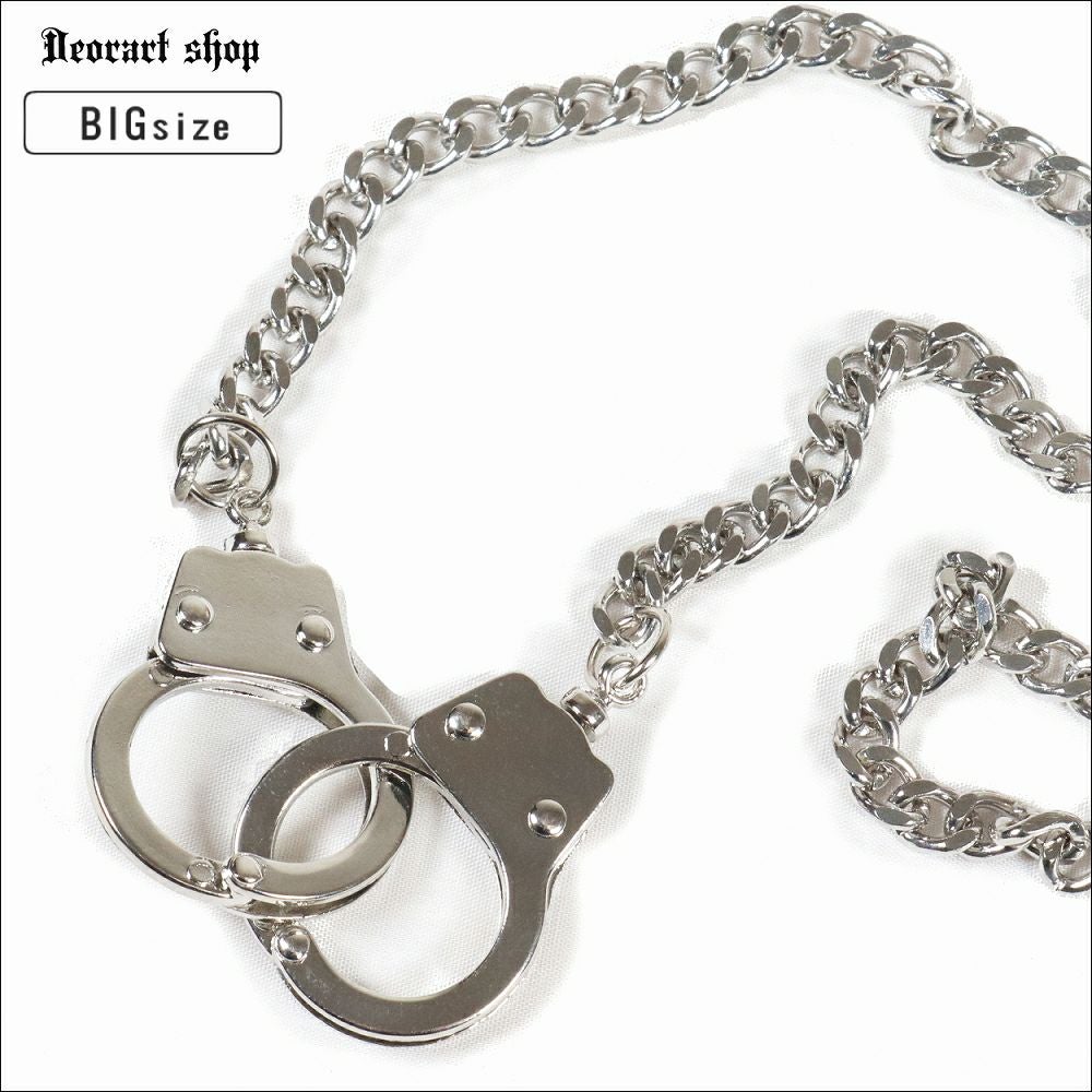 Deorart,ディオラート,ネックレス,喜平チェーン,喜平ネックレス,手錠モチーフ,かっこいい,アクセサリー,V系ファッション,パンクファッション,地雷系女子,地雷系男子,地雷系ファッション,通販,20代,30代,40代