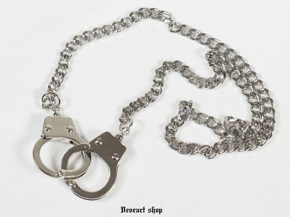 Deorart,ディオラート,ネックレス,喜平チェーン,喜平ネックレス,手錠モチーフ,かっこいい,アクセサリー,V系ファッション,パンクファッション,地雷系女子,地雷系男子,地雷系ファッション,通販,20代,30代,40代