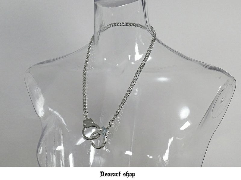 Deorart,ディオラート,ネックレス,喜平チェーン,喜平ネックレス,手錠モチーフ,かっこいい,アクセサリー,V系ファッション,パンクファッション,地雷系女子,地雷系男子,地雷系ファッション,通販,20代,30代,40代