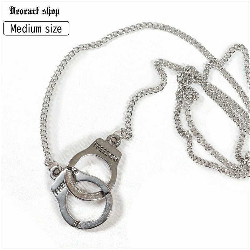Deorart,ディオラート,ネックレス,アクセサリー,アクセ,通販,手錠ネックレス,手錠モチーフ,チェーンネックレス,かっこいい,かわいい,シルバー,V系ファッション,パンクファッション,ゴシックファッション,地雷系女子,地雷系男子,地雷系ファッション,20代,30代,40代