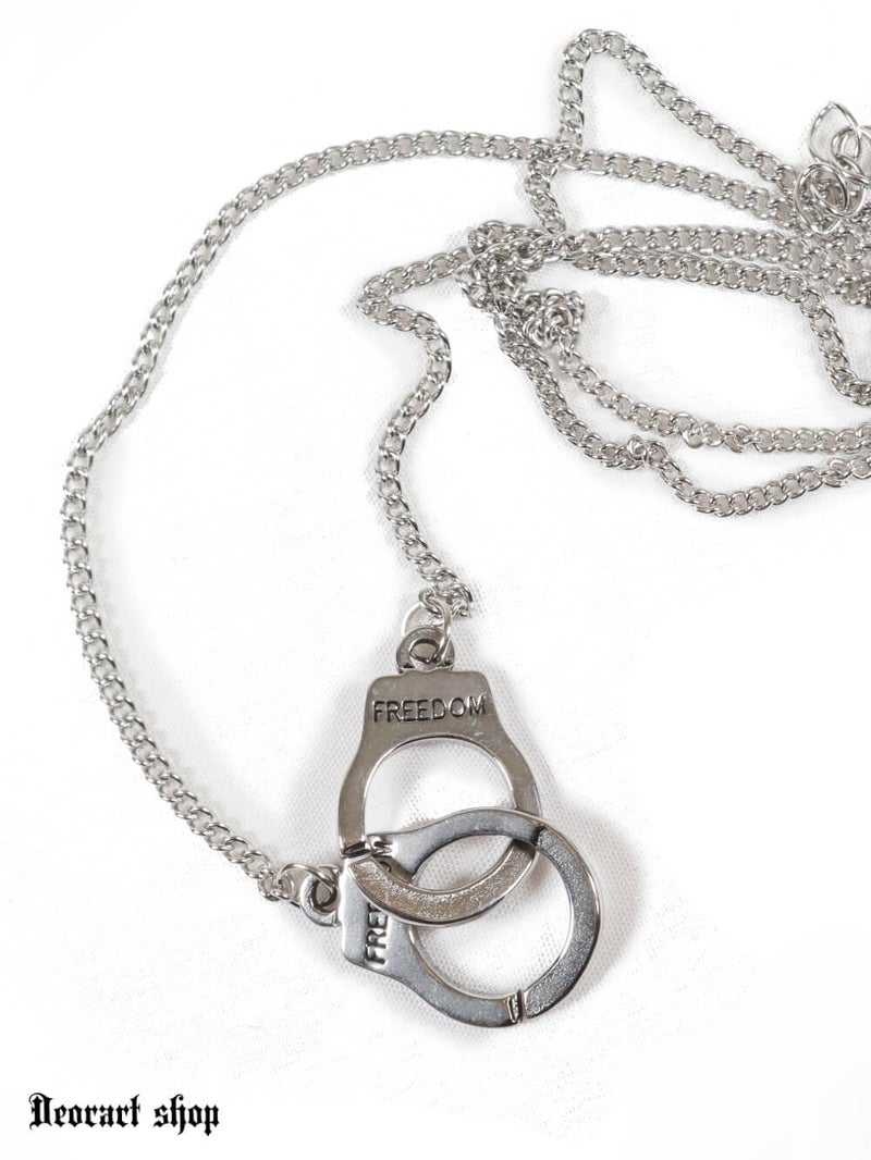 Deorart,ディオラート,ネックレス,アクセサリー,アクセ,通販,手錠ネックレス,手錠モチーフ,チェーンネックレス,かっこいい,かわいい,シルバー,V系ファッション,パンクファッション,ゴシックファッション,地雷系女子,地雷系男子,地雷系ファッション,20代,30代,40代