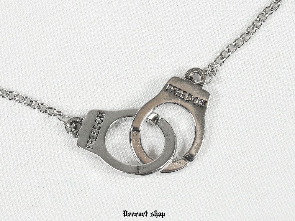 Deorart,ディオラート,ネックレス,アクセサリー,アクセ,通販,手錠ネックレス,手錠モチーフ,チェーンネックレス,かっこいい,かわいい,シルバー,V系ファッション,パンクファッション,ゴシックファッション,地雷系女子,地雷系男子,地雷系ファッション,20代,30代,40代