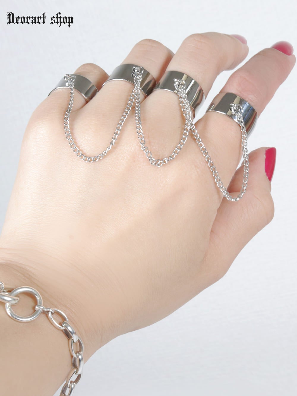 Deorart,ディオラート,リング,指輪,チェーン付き,かっこいい,V系ファッション,パンクファッション,通販,シルバーリング,20代,30代,40代