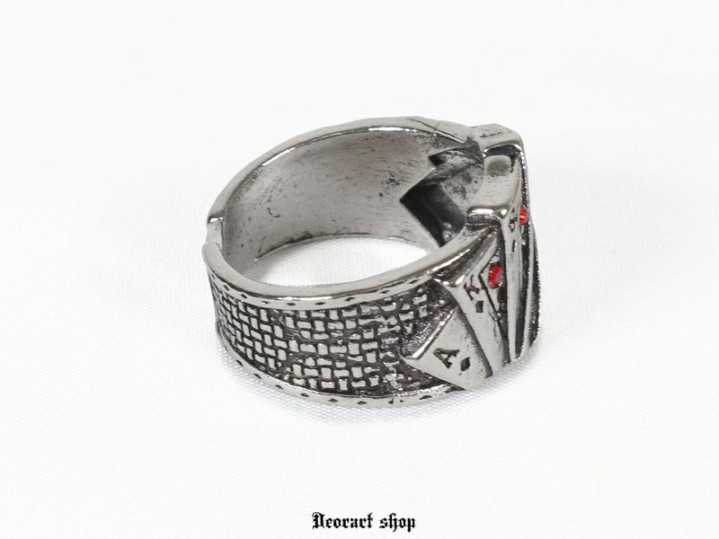 Deorart,ディオラート,リング,指輪,トランプ柄,トランプモチーフ,ラインストーン付き,シルバーリング,通販,アリスモチーフ